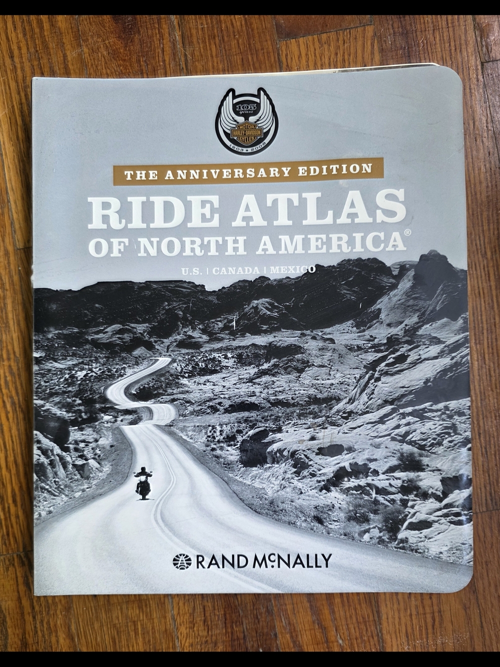 Rand McNally Ride Atlas of North America Biker Anniversary Edition